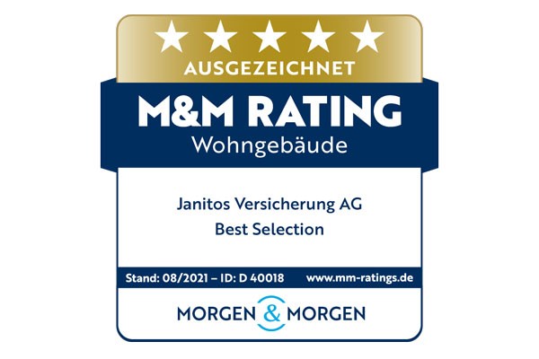 Janitos Wohngebäudeversicherung 5 Sterne | Test Morgen & Morgen 2021 Janitos Wohngebäudeversicherung 5 Sterne | Test Morgen & Morgen 2021