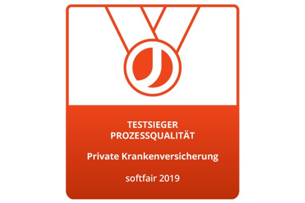 Testsieger Ausgezeichnete Prozessqualität bei Privater Krankenversicherung | Test softfair 2019 Testsieger Ausgezeichnete Prozessqualität bei Privater Krankenversicherung | Test softfair 2019